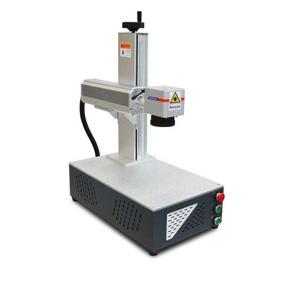 آلة علامة ليزر الألياف الدوارة 50w علامة ليزر سطح المكتب المحمولة