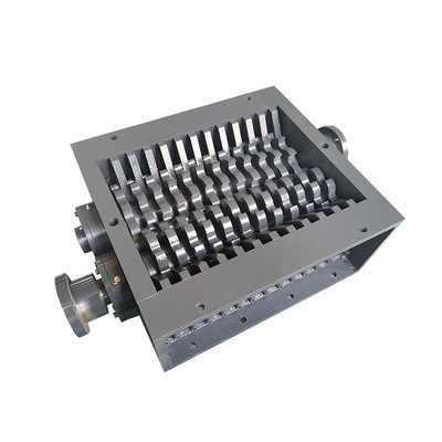 الحديد / الفولاذ الصغيرة مزدوجة عمود محطم الأقراص الصلبة إعادة التدوير الصناعية محطم