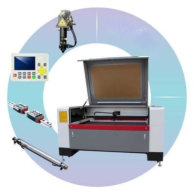 9060 آلة حفر ليزر ميكانيكية صغيرة من نوع CO2 0-400mm/s تبريد الهواء