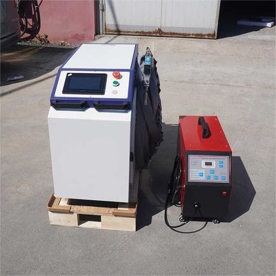 1000W 1500W 2000W حاوية ليزر الألياف المحمولة لتنظيف المعادن لحام