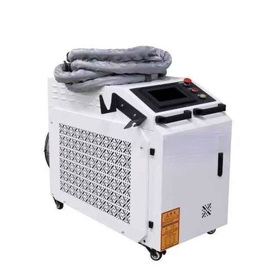 آلة تنظيف ليزر الألياف المحمولة 2000W لطلاء الصدأ طلاء طلاء زيت إزالة الغبار