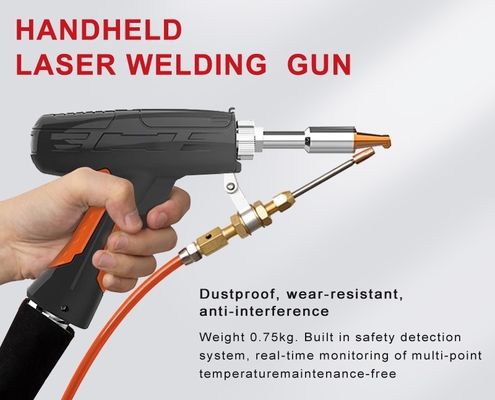 آلة لحام ليزر الألياف المحمولة عالية الدقة لدقة ± 0.02mm
