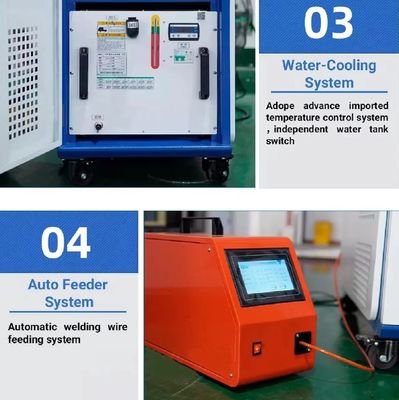 مصفف ليزر الألياف 3 In1 آلة تنظيف لحام نظيفة ليزر مصفف لحام 1000-3000w