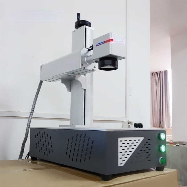 آلة وضع علامة لون لليزر الدوار 7000mm/s Mopa JPT Fiber Laser Marker